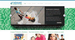 Desktop Screenshot of adameservicios.com