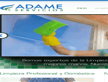 Tablet Screenshot of adameservicios.com